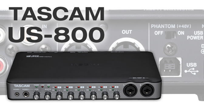 Tascam US-800 as standalone mic preamp with monitoring - Personal