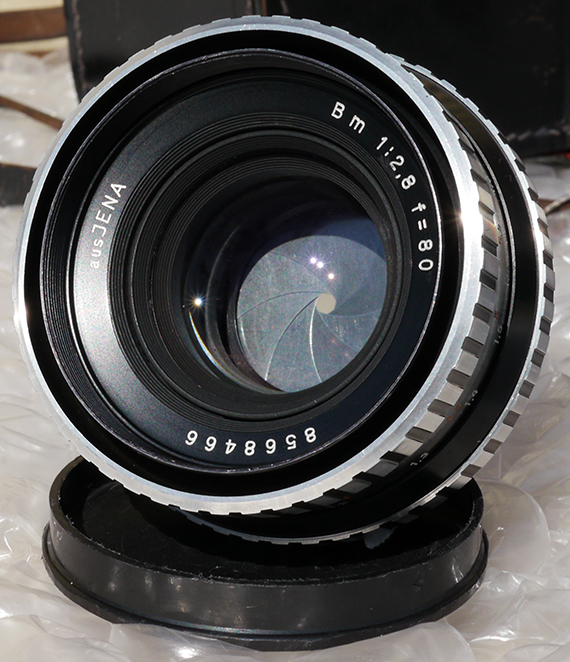 Carl Zeiss Jena Biometar 80mm f2.8 2,8/80 Pentacon Six zebra lens