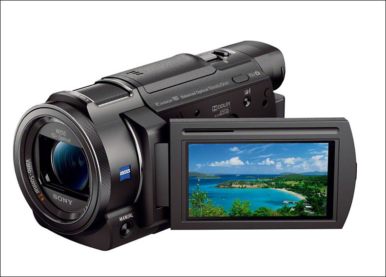 Sony FDR-AX35 and AX33 4K, balanced steadyshot camcorders 